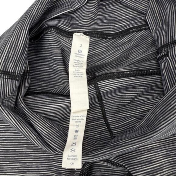 Lululemon Wunder Under Hi-Rise 17" In Wee Are From Space Black Slate Size 2 - Picture 5 of 7